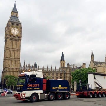 Central London with 87 Tonnes