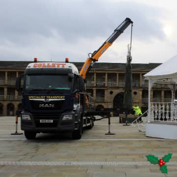 Deck 'The Piece Hall' with a special delivery!
