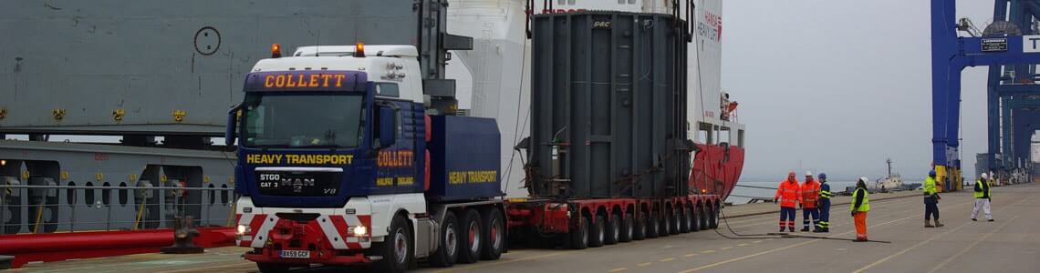 Collett Heavy Lift Delivering Drax Power Station Transformers
