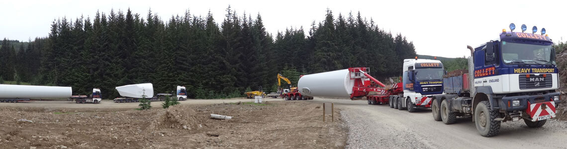 Clashindarroch Wind Farm by Collett Heavy Transport