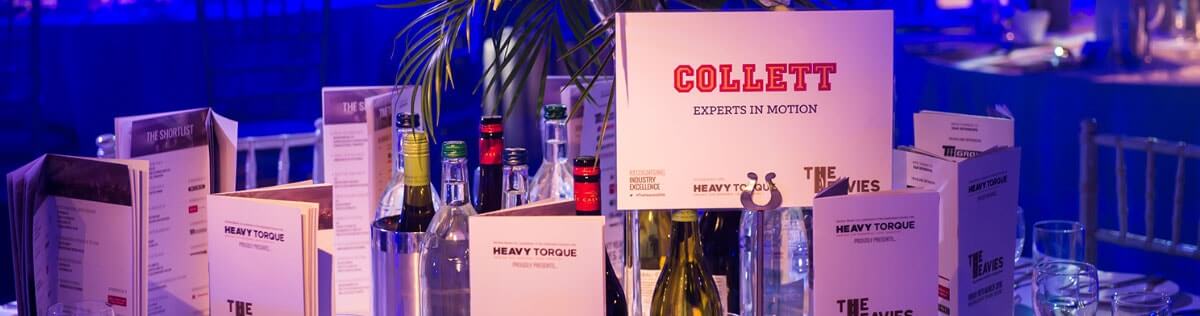 Collett Shortlisted for the Heavies Awards 2018
