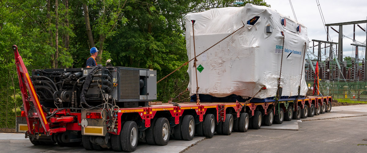 Rochdale Transformer Delivered by Collett SPMT