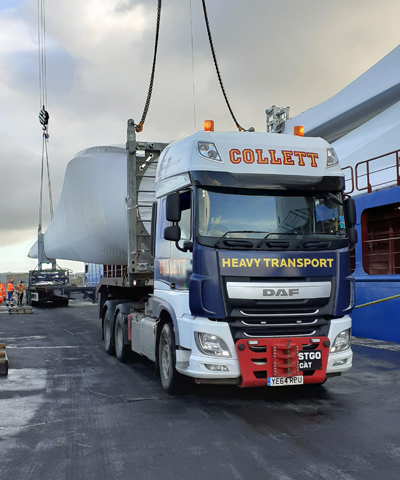 Collett Transport Logistics for the Renewable Energy Industry